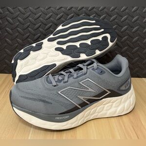 New Balance Fresh Foam 680v8 Running Shoes Grey Mens Size 9.5 4E Extra Wide